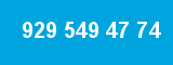 929 549 47 74 929 549 47 74
